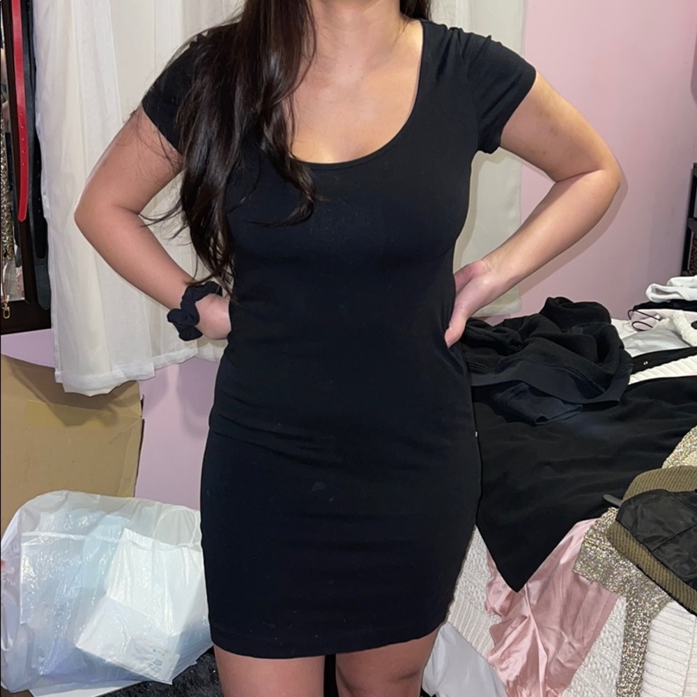 Black T-Shirt Dress